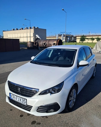 Peugeot 308 cena 69999 przebieg: 42300, rok produkcji 2019 z Kraków małe 137